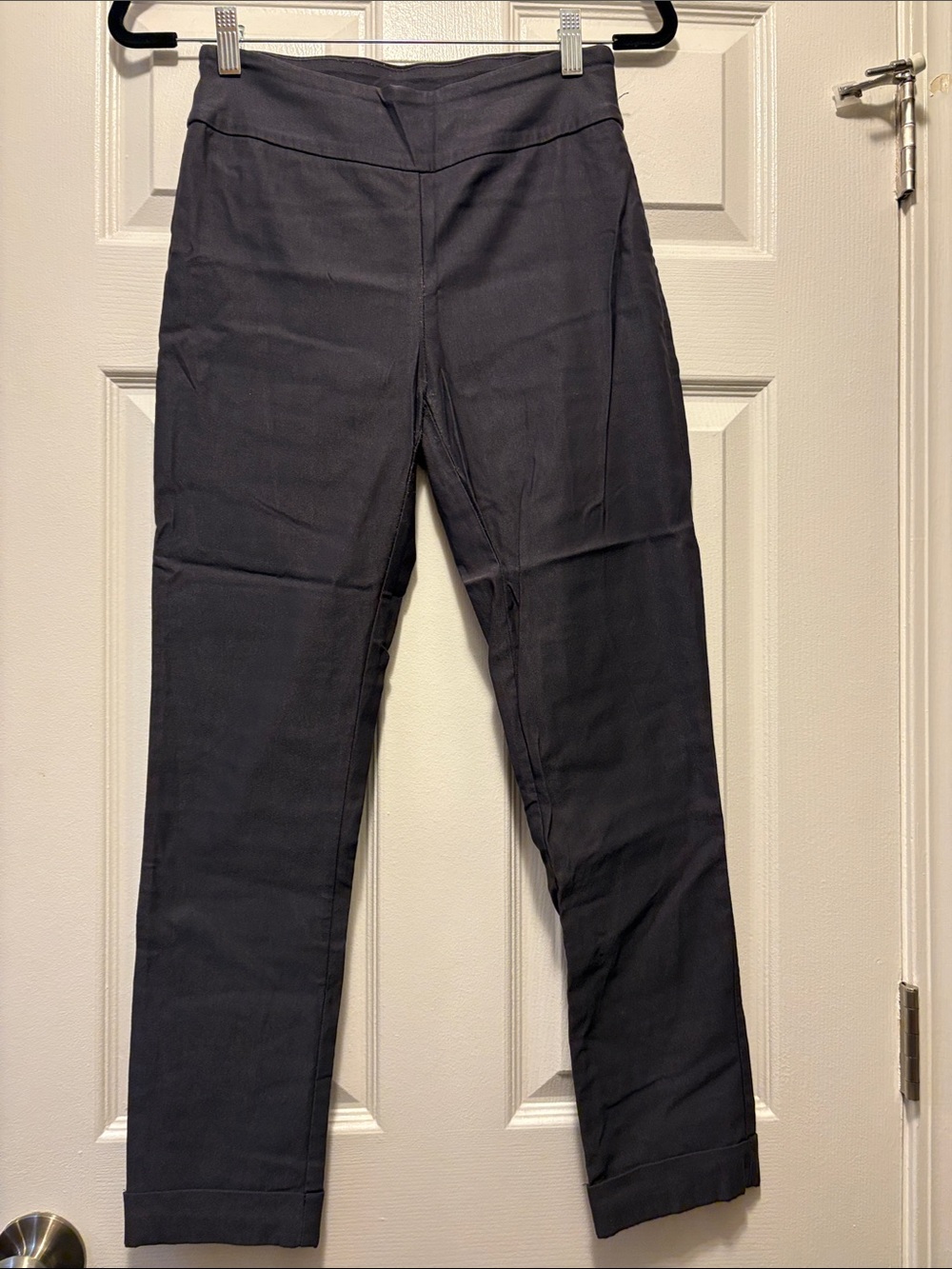 Tribal Women's Skinny Pants in Charcoal Gray